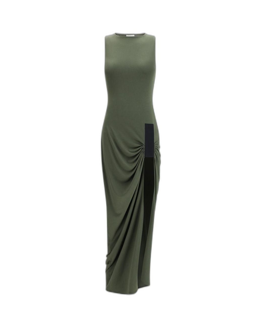 Coperni Green Long Fitted Dress
