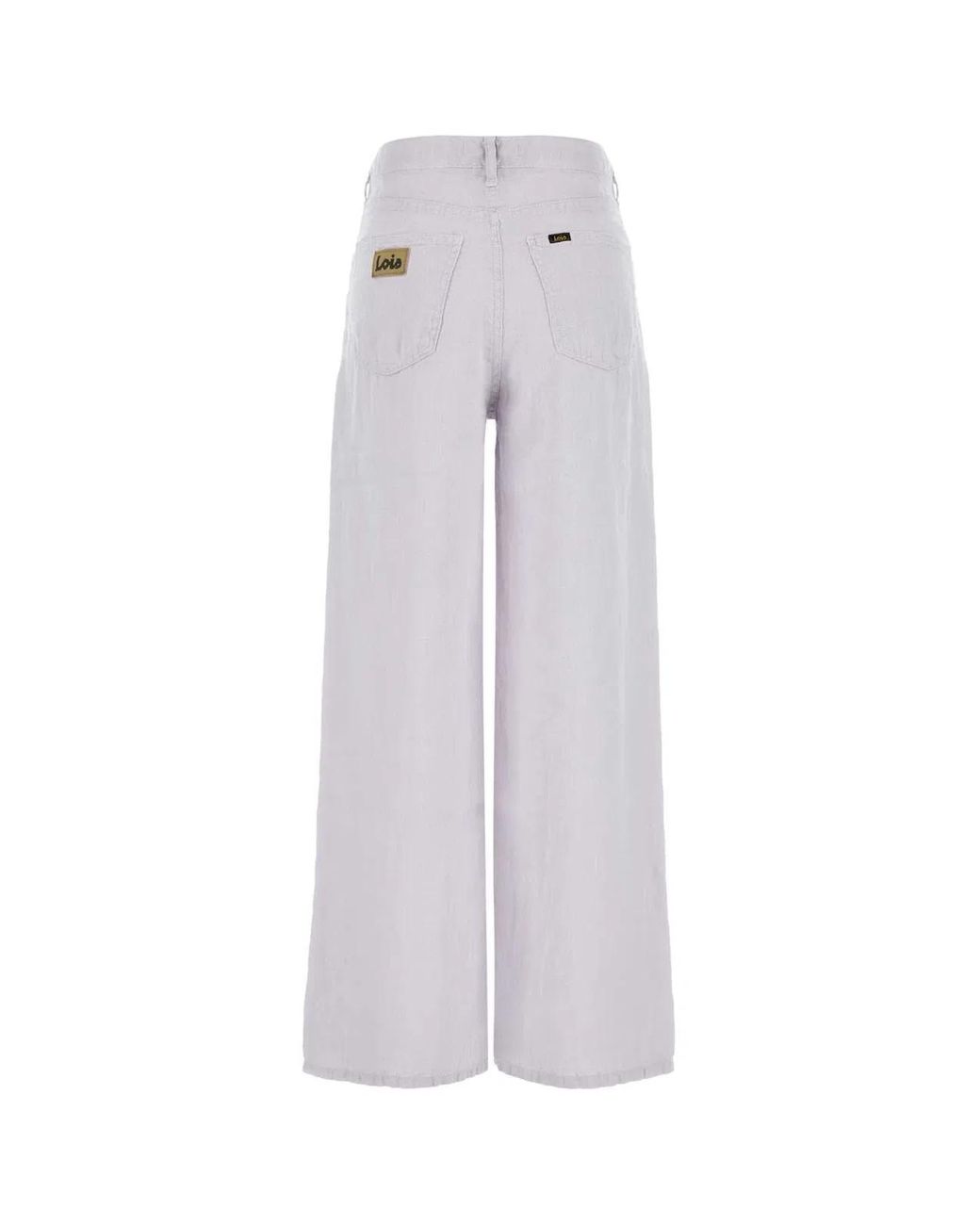 Lois White Linen Pants