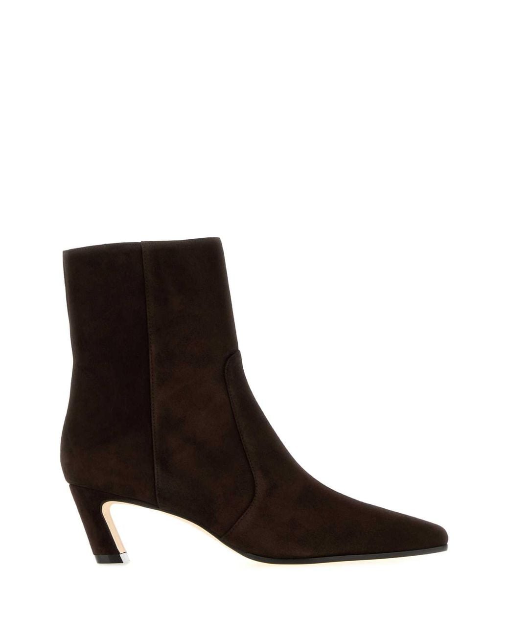 Stuart Weitzman Brown Stassi Zip Bootie 50