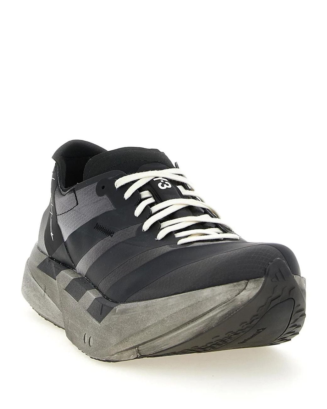 Y-3 White Adios Pro 4' Sneakers for men