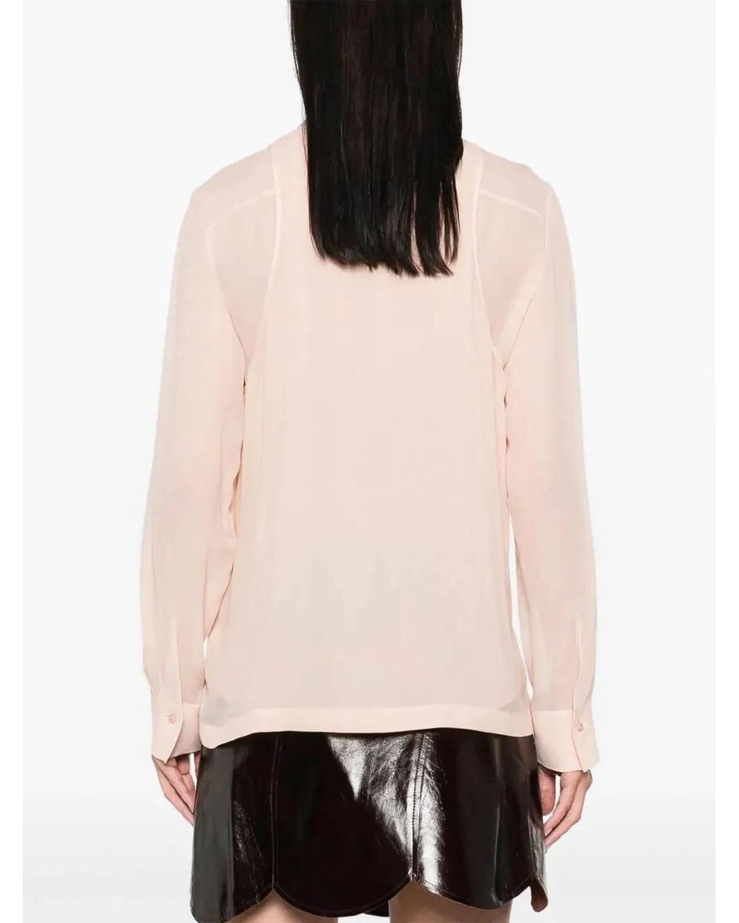 Fendi Natural Silk Top