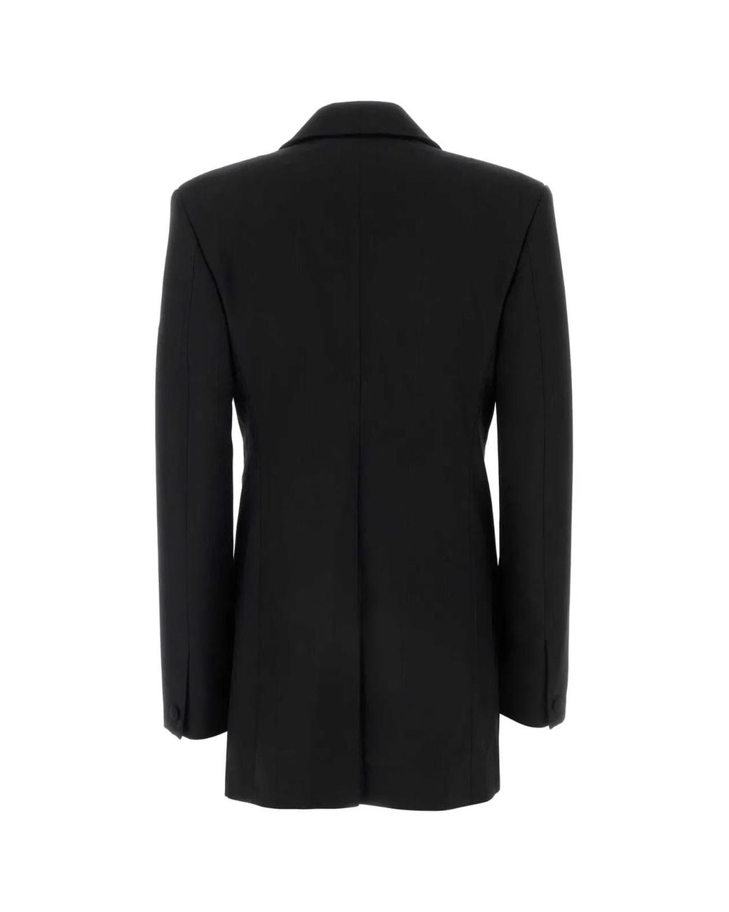 Givenchy Black Stretch Wool Blend Blazer