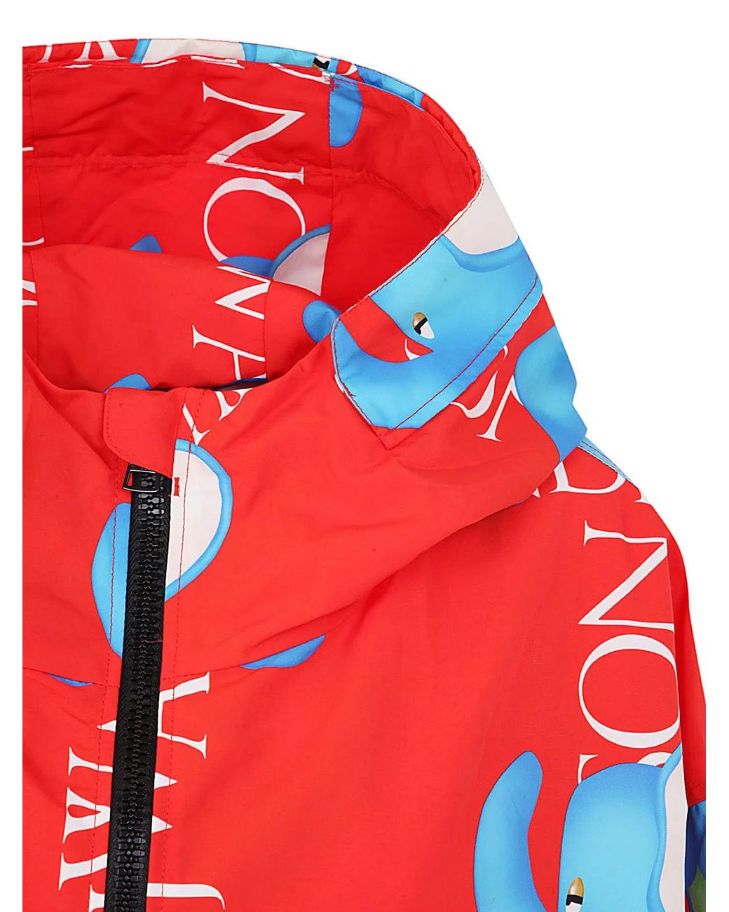 J.W. Anderson Red Hooded Shell Jacket