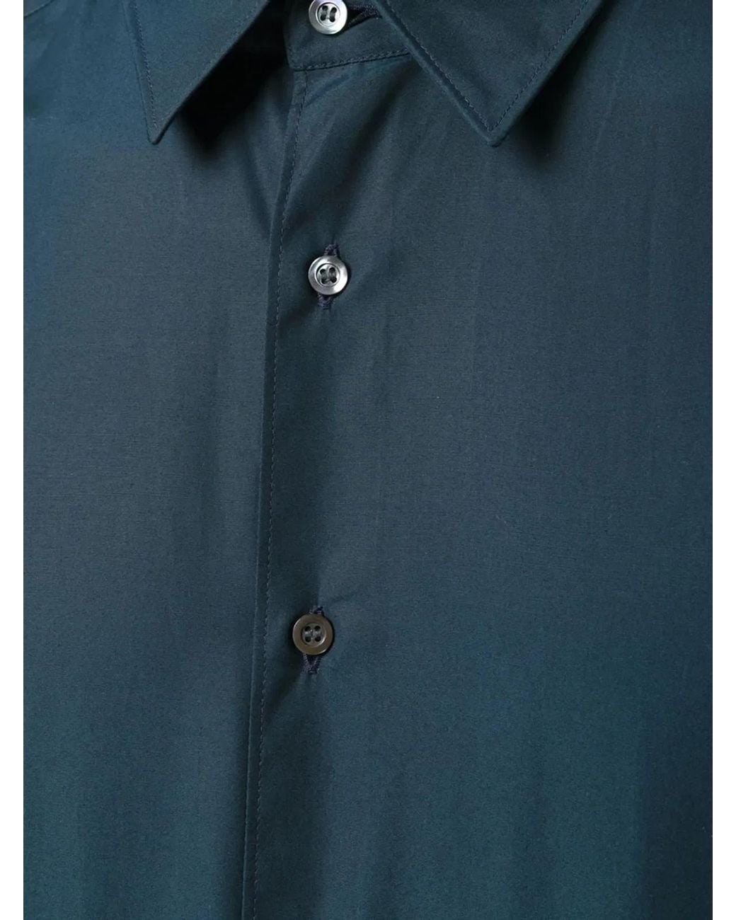 Aspesi Blue Cotton Shirt for men