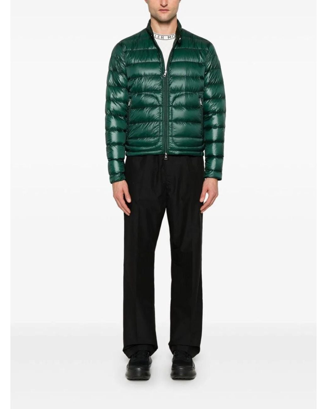 Moncler Green Lightweight Spring Jacket for men