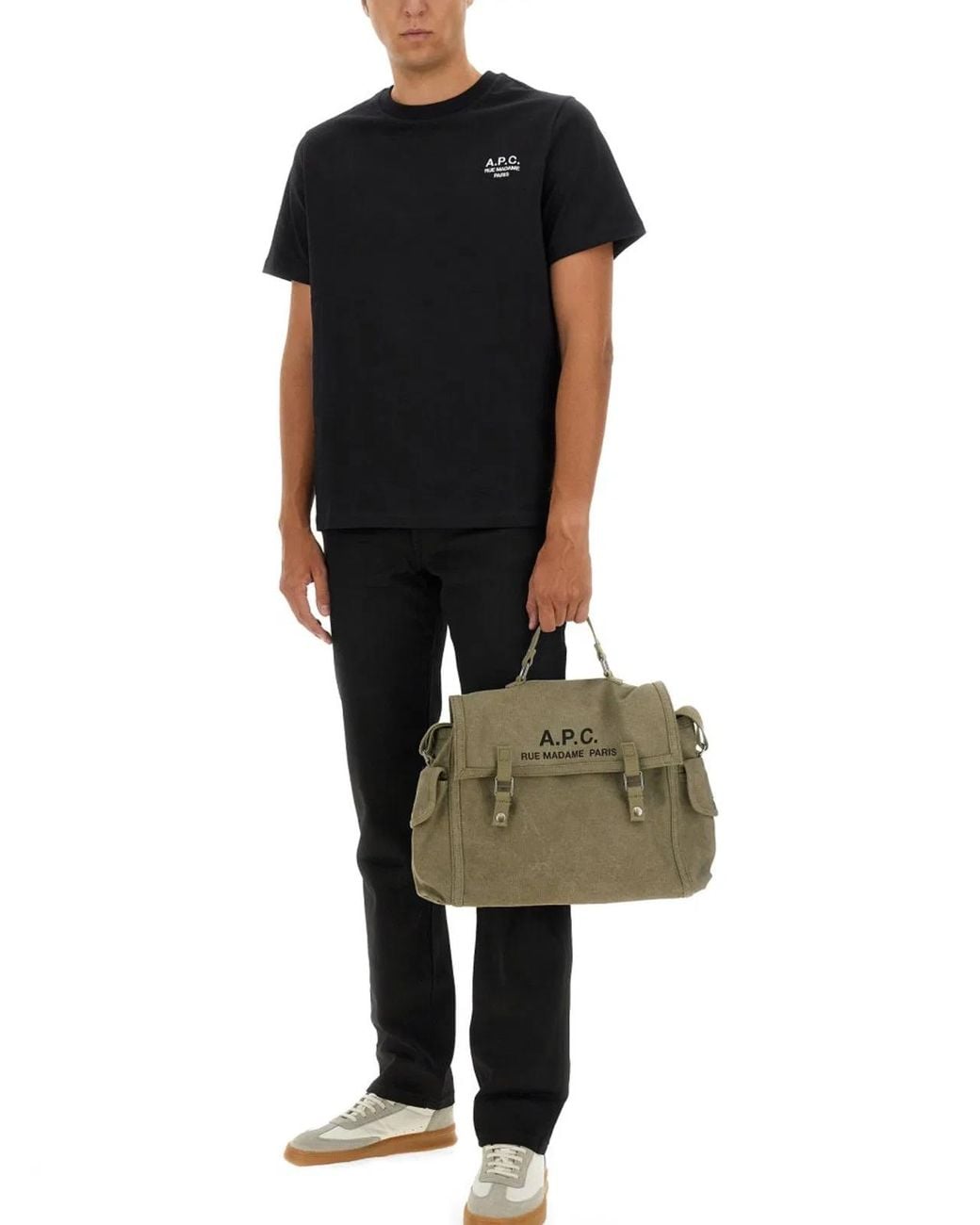 A.P.C. Black T-Shirts for men