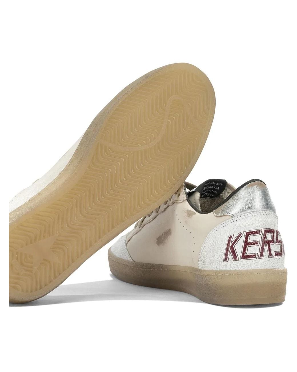 Golden Goose Deluxe Brand Pink "Ball Star" Low-Top Sneakers for men