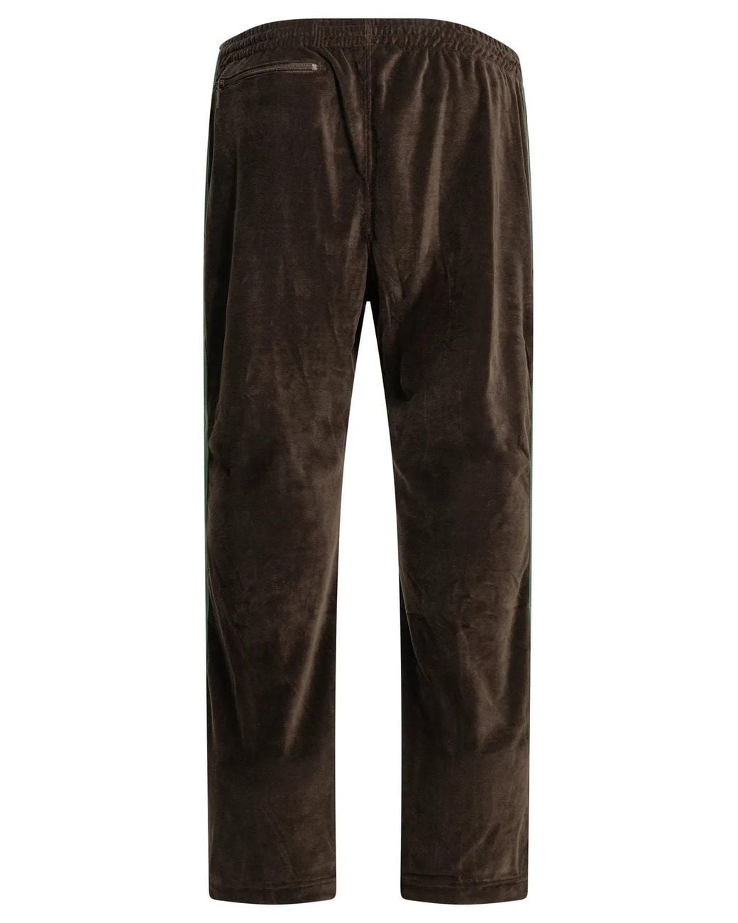Needles Gray Cotton Polyester Sports Pants for men