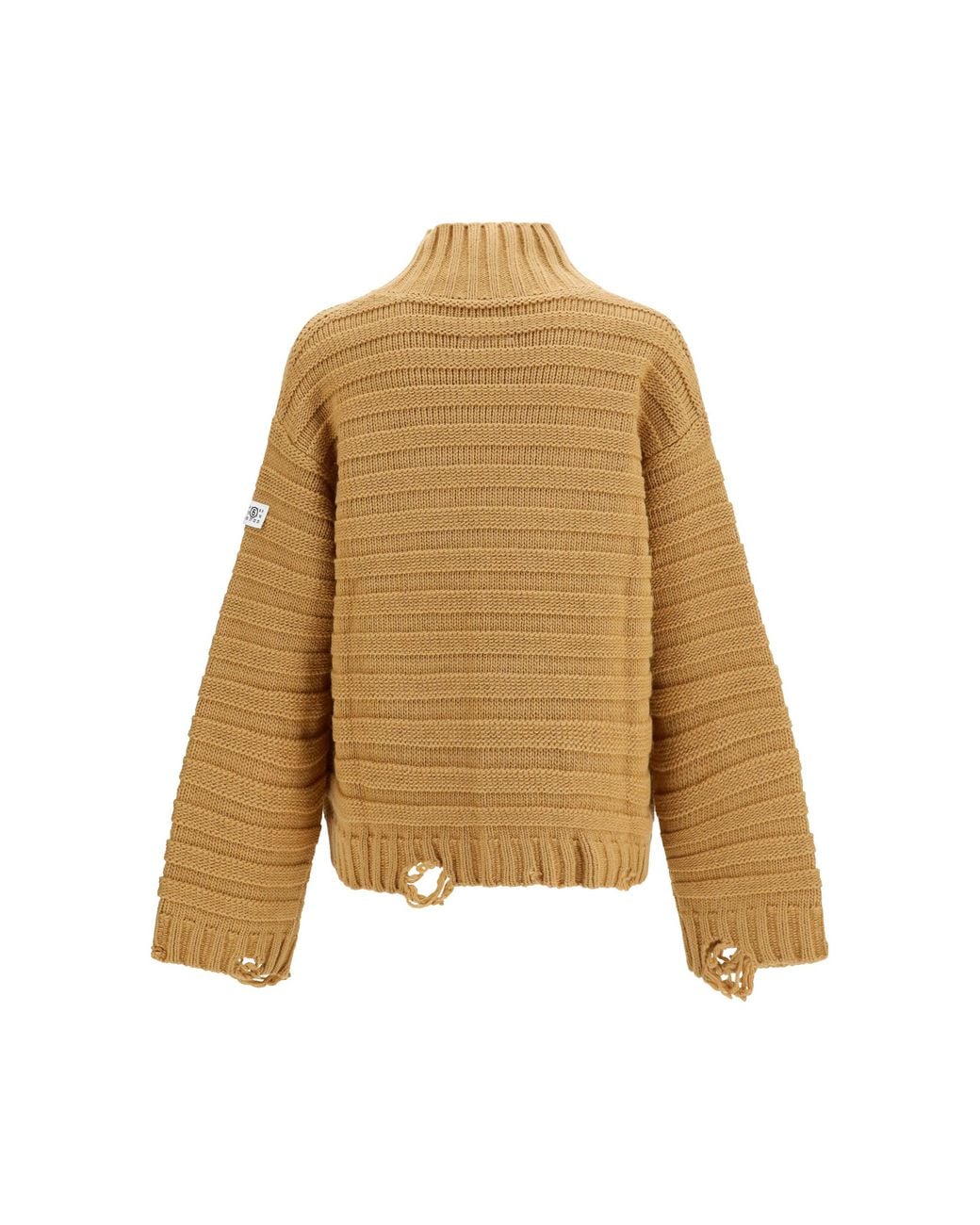 MM6 by Maison Margiela Natural Wool Turtleneck Sweater for men