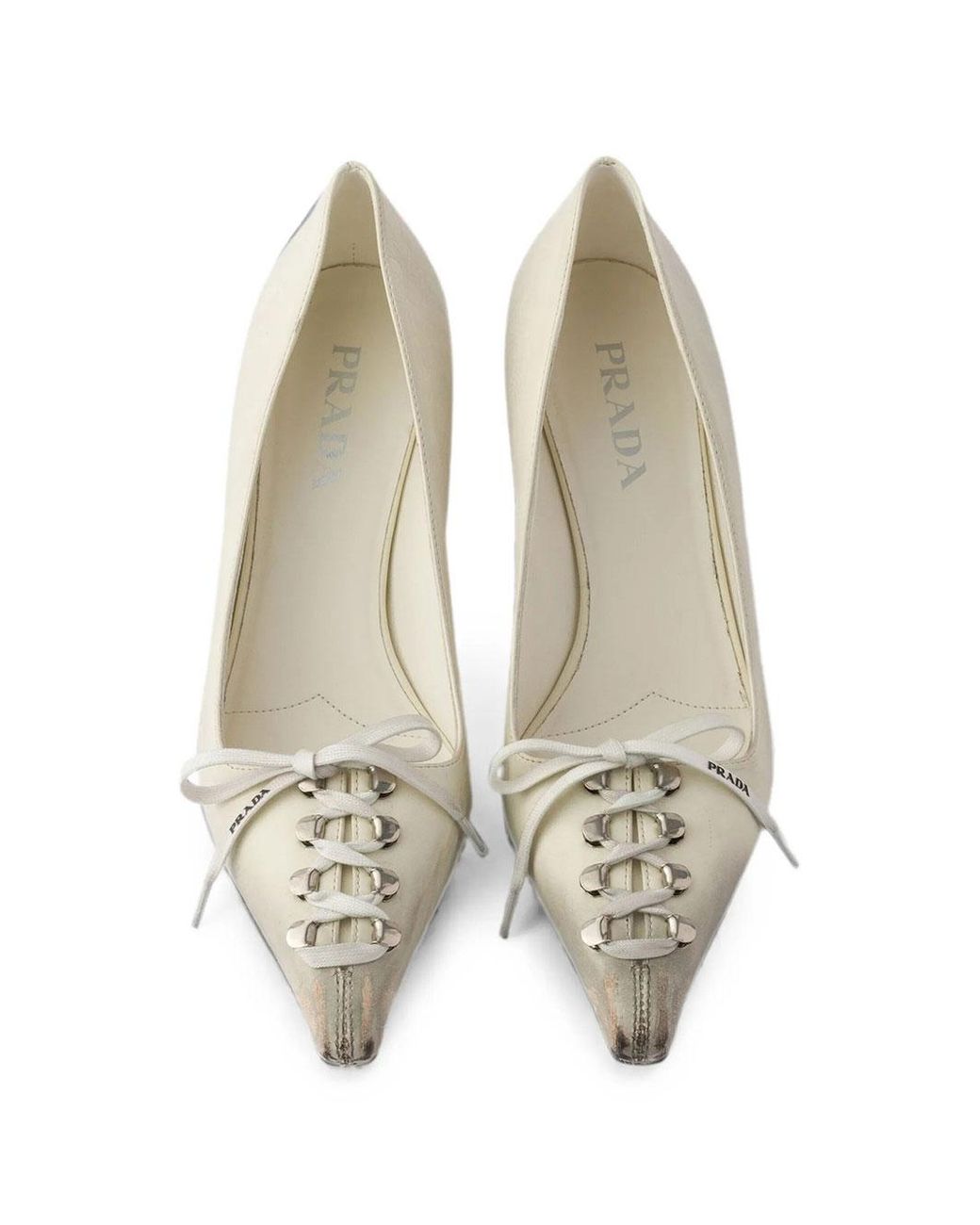 Prada White Décolleté