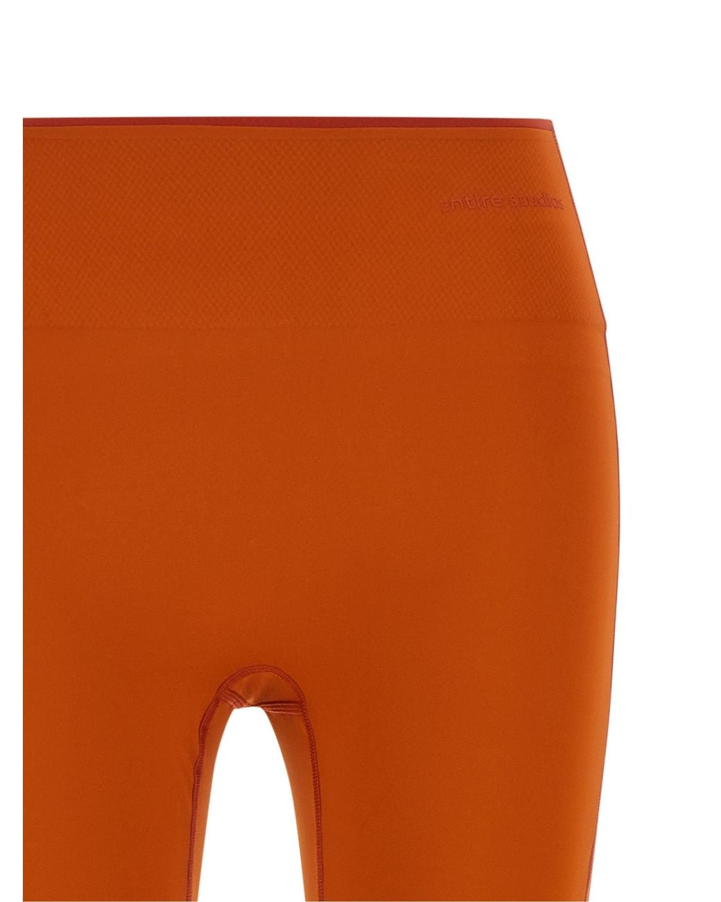 Adidas Originals Orange 'Optime' Leggings Adidas X Entire Studios