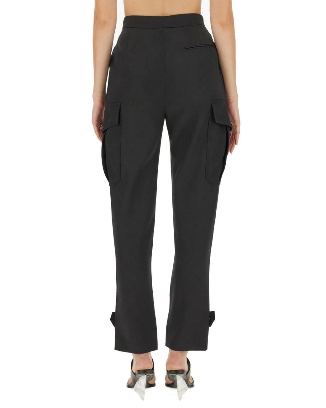 McQueen Black Military Pants