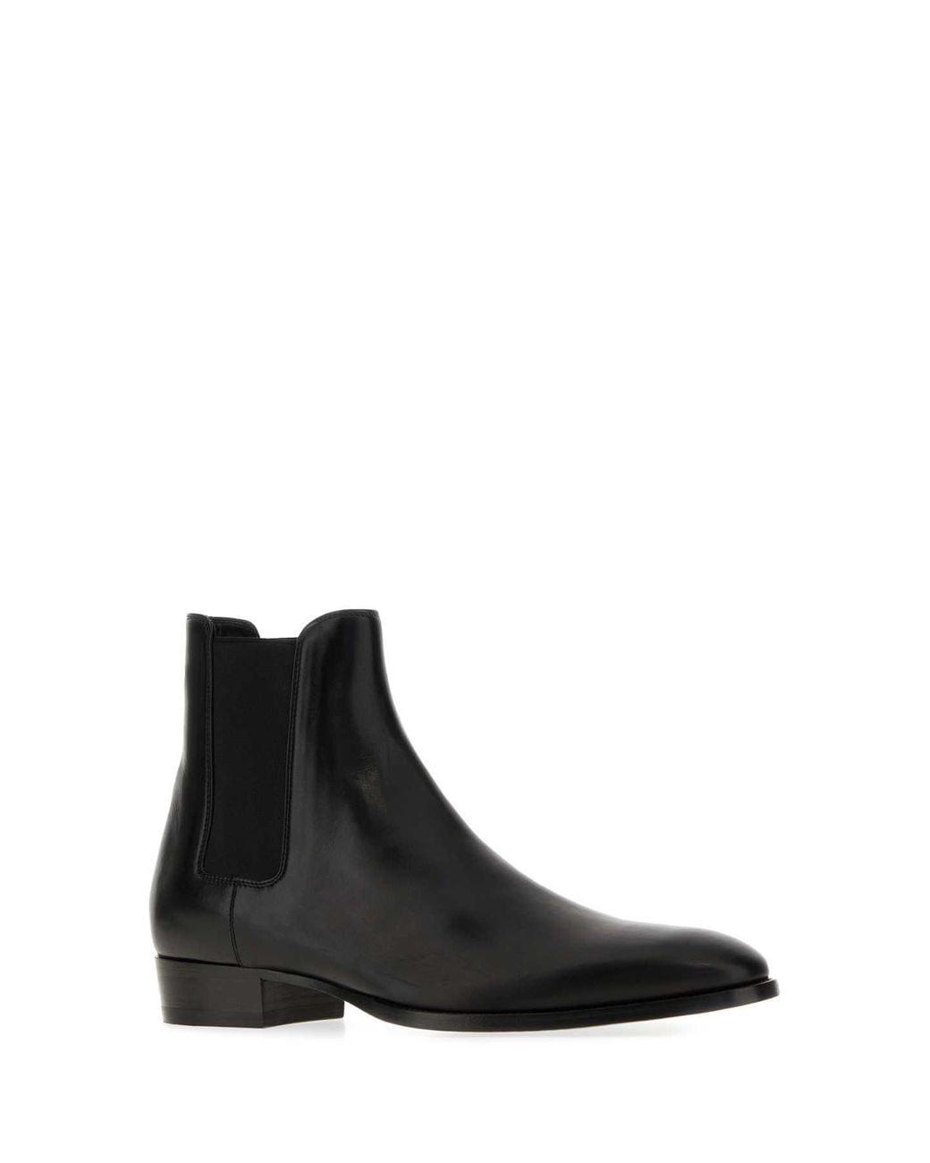 Saint Laurent Black Wyatt 30 Chelsea Boot for men