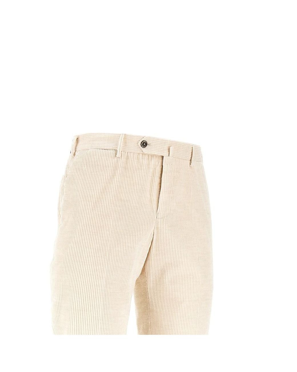PT Torino Natural Corduroy Slim Fit Pants for men