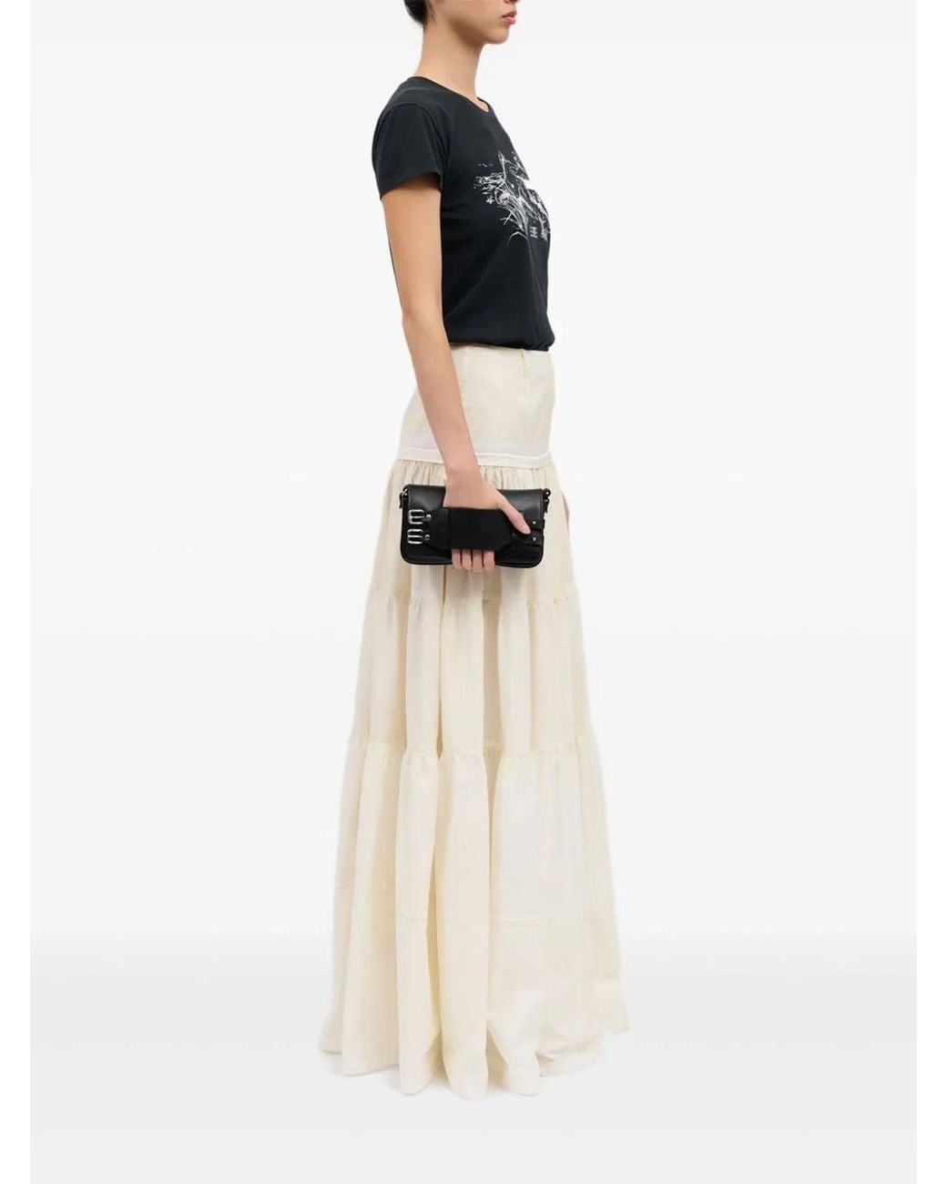 MM6 by Maison Margiela Black Bracelet Leather Handbag