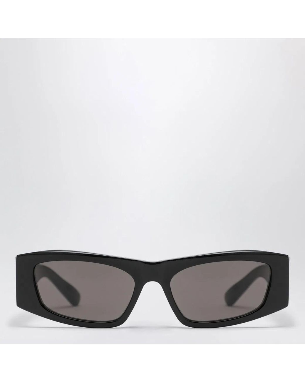 Balenciaga Gray Nano Rectangular Sunglasses