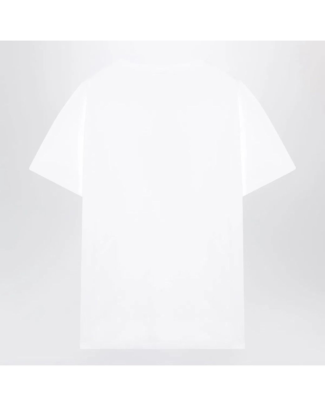 Maison Margiela White Cotton T-Shirt With Logo for men