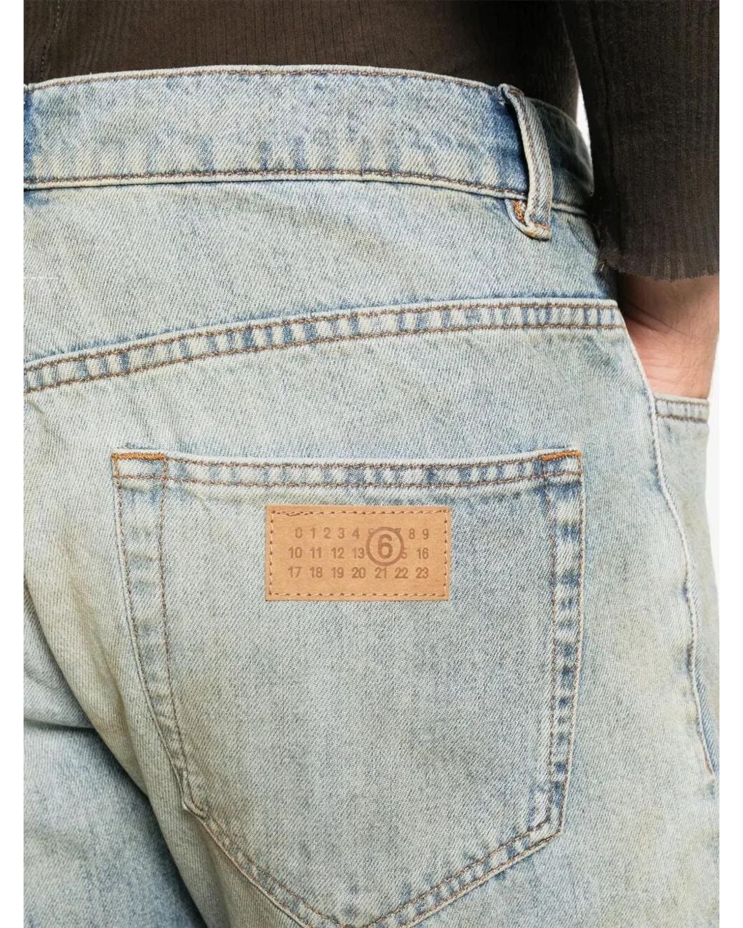 MM6 by Maison Margiela Blue 5 Pockets Jeans for men