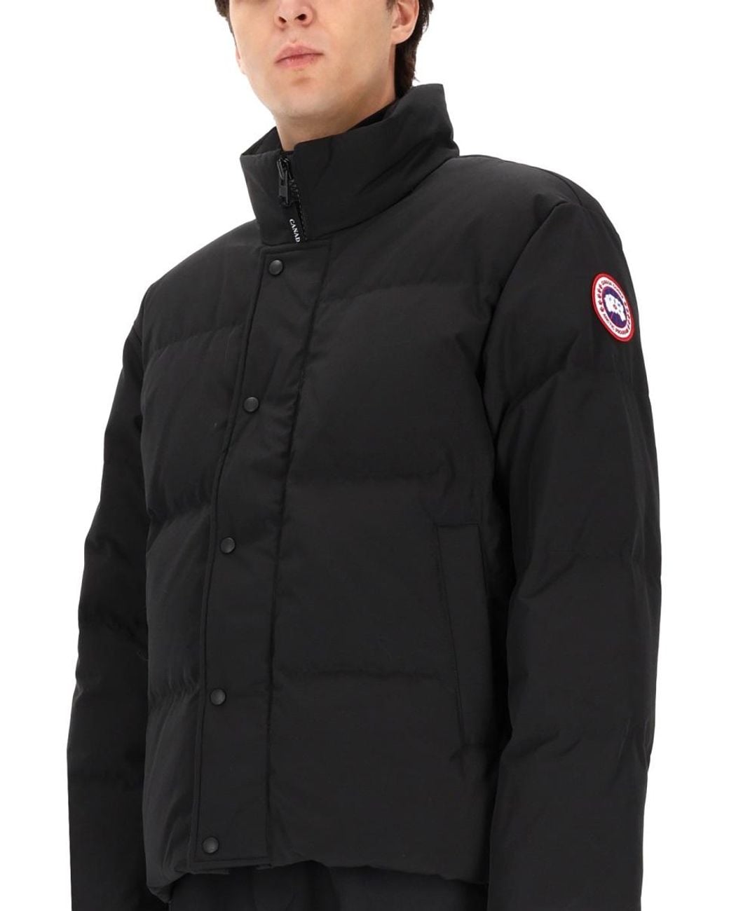 Canada Goose Black Parka "Bayview" for men