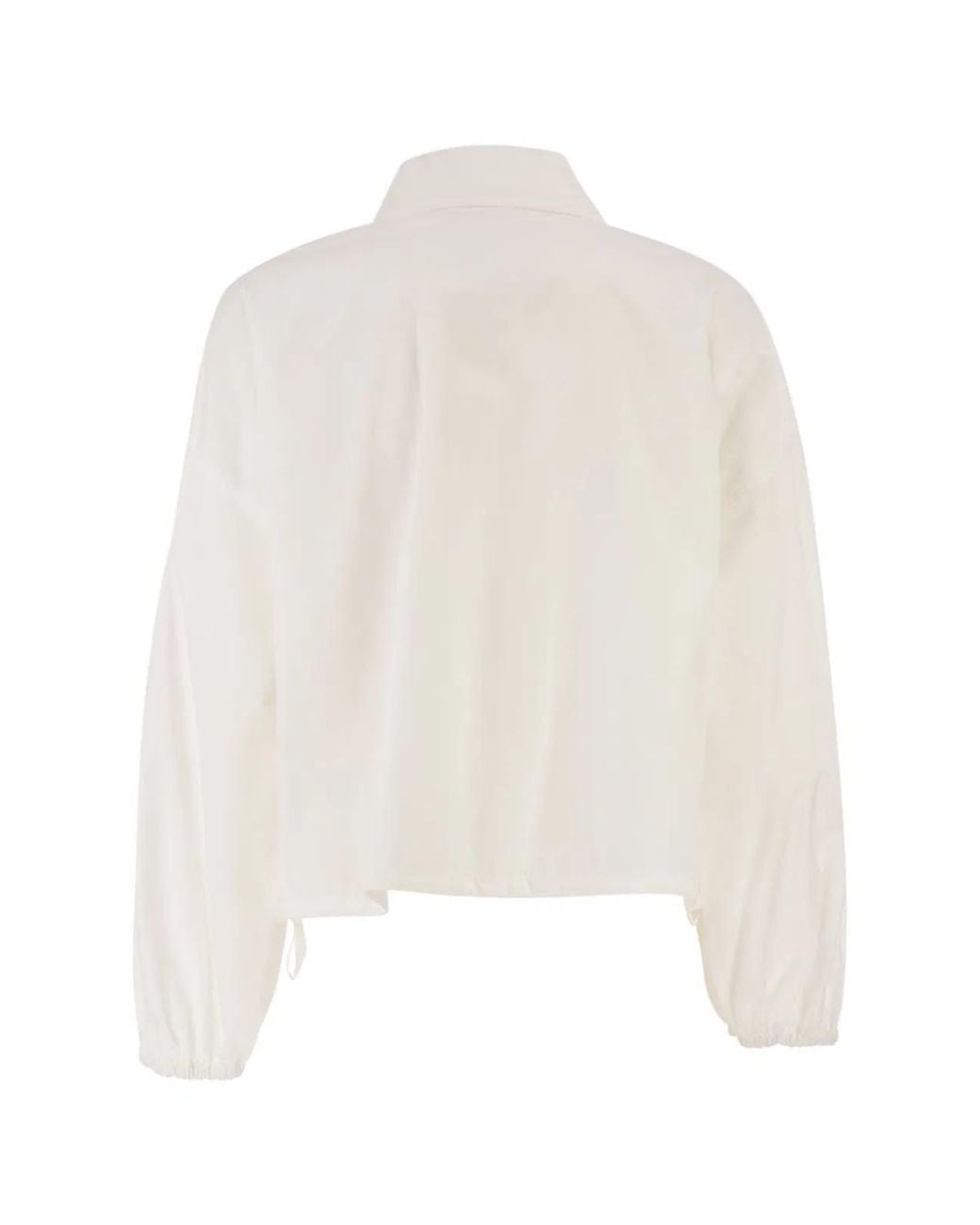 Weekend by Maxmara White Wkiorigano – Cotton Shirt With Patch Pockets