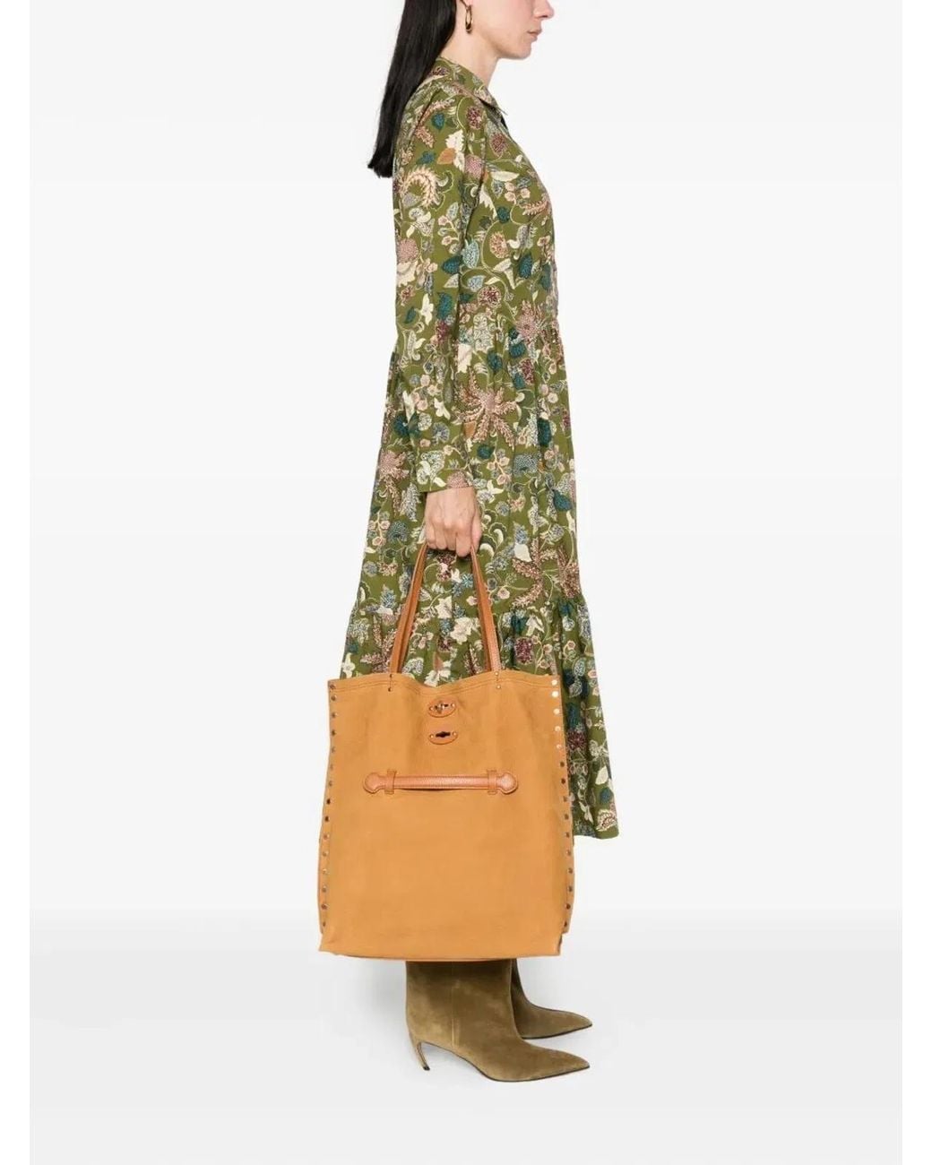 Zanellato Brown "A Spasso Jones" Medium Bag