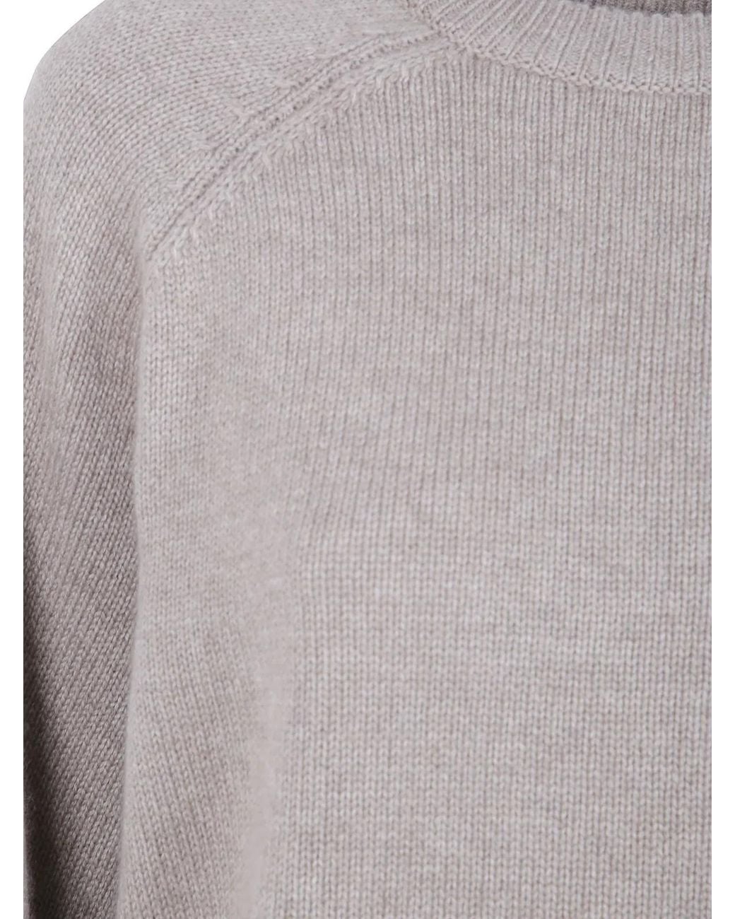 Brunello Cucinelli Gray Cashmere Turtleneck