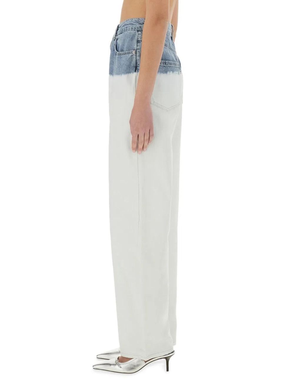 Moschino Blue Twocolour Jeans