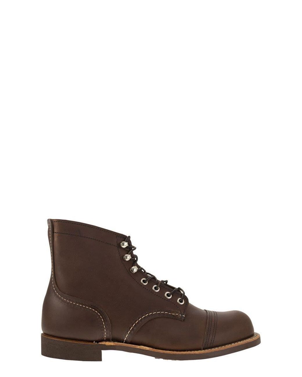 Red Wing Brown Iron Ranger Amber for men