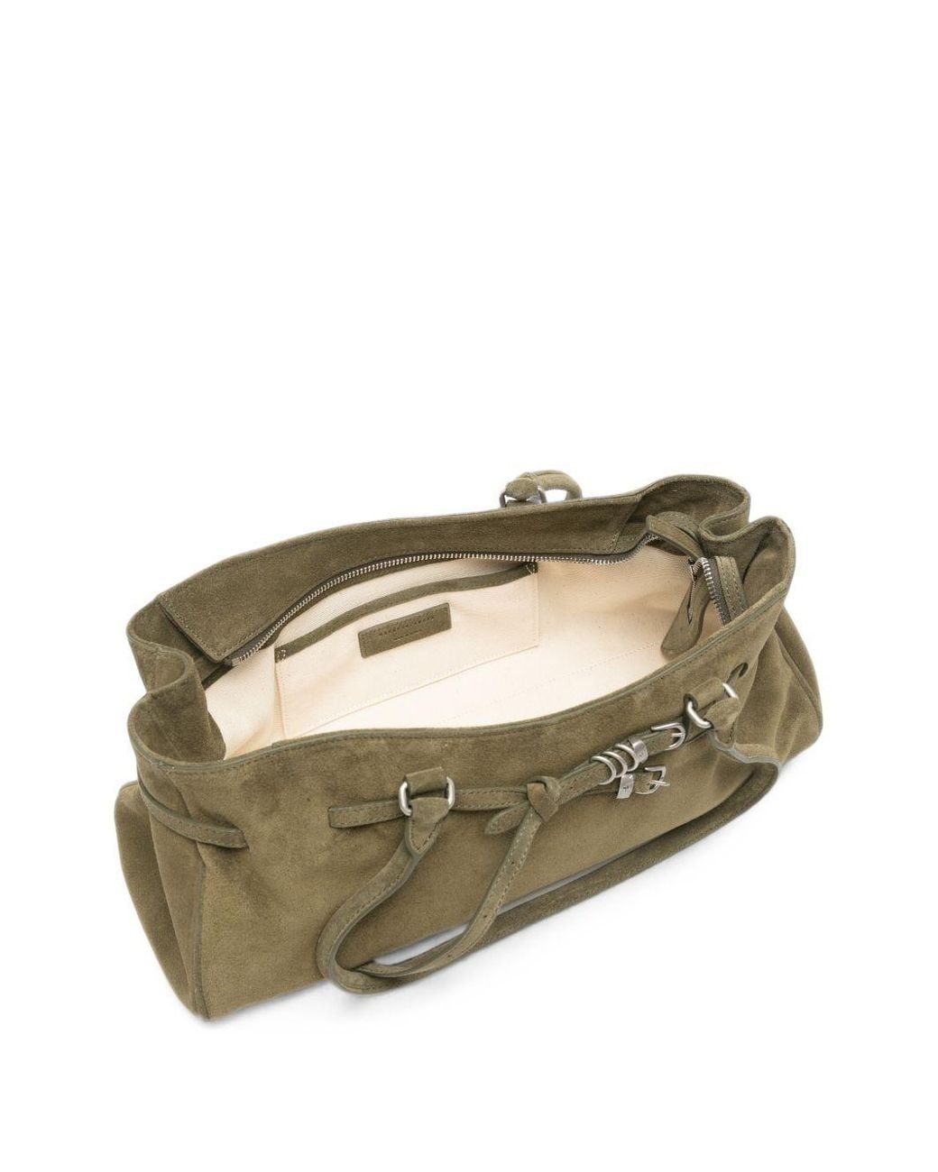 MARGE SHERWOOD Green Grandma Soft Leather Tote Bag