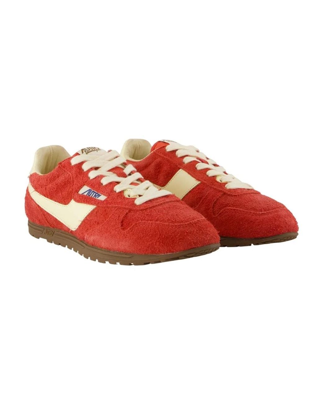 Autry Red Windspin Low Sneakers