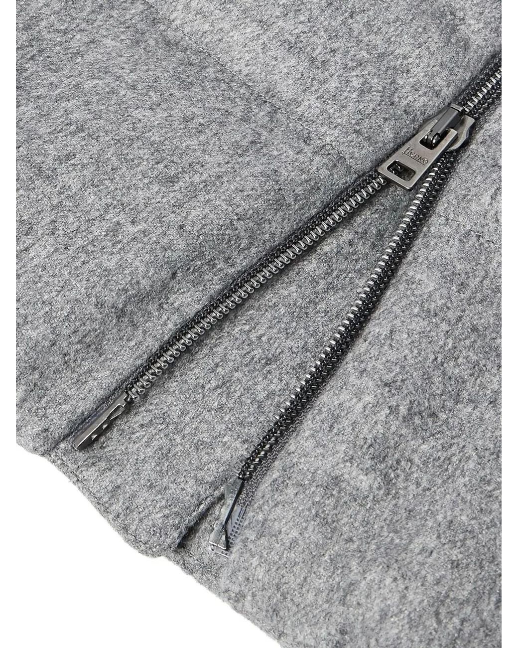 Herno Gray Piumino Corto for men