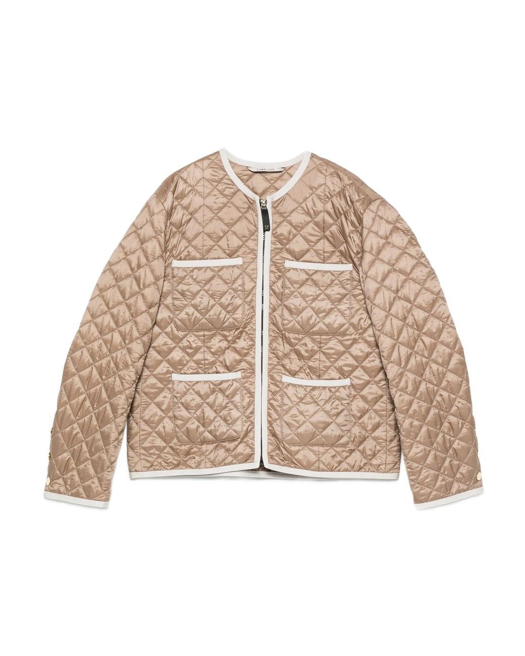 Max Mara Natural Honey Polyester Camel Hair Celeste