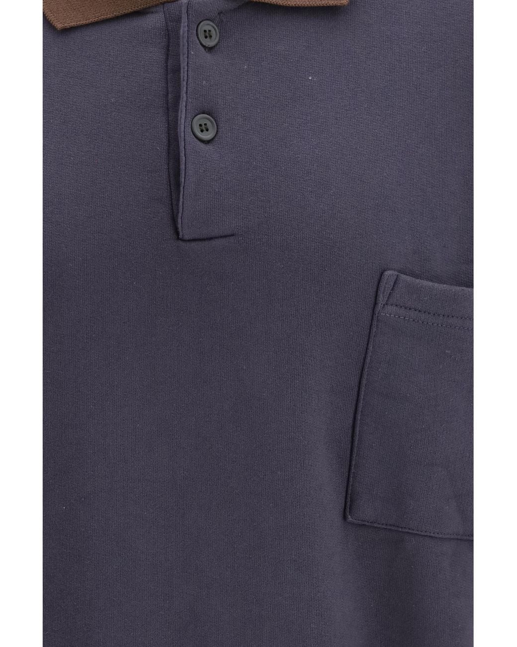 GR10K Blue Replicated 30001 Sweatshirt Polo Cotton Sweater for men