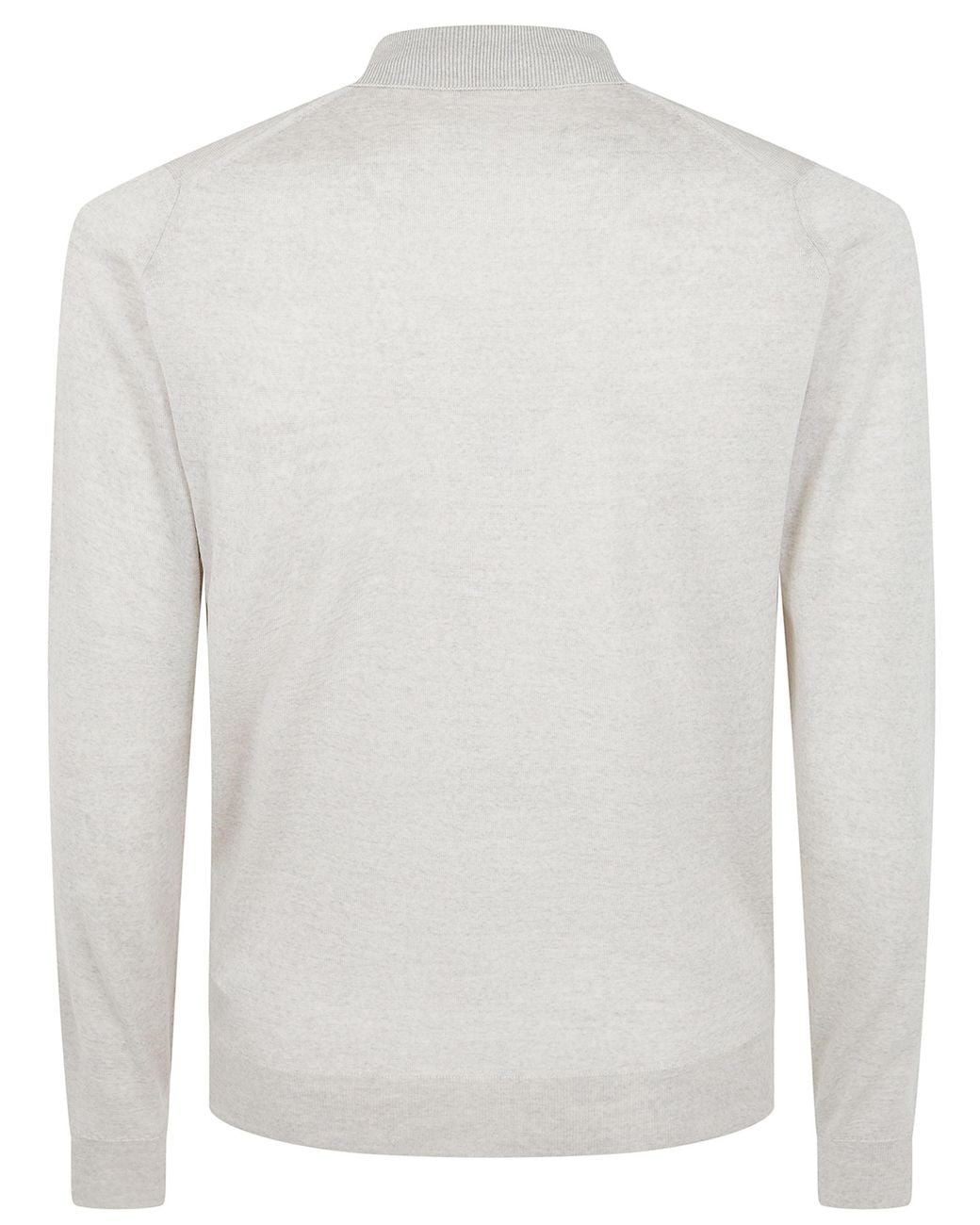 John Smedley White "Belper" Long Sleeves Shirt for men