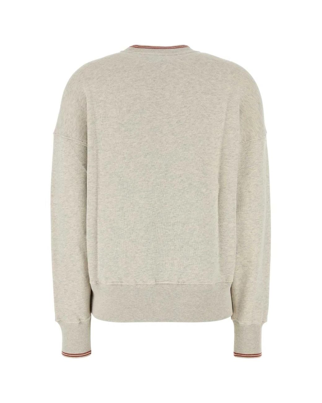 Autry White Melange Light Cotton Main Wom Sweatshirt