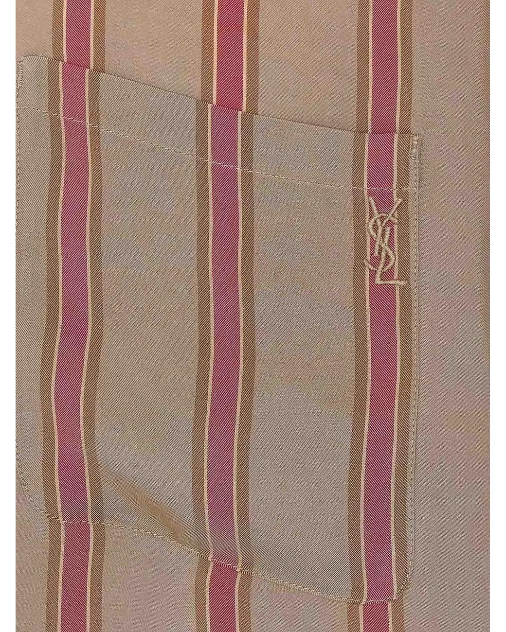 Saint Laurent Multicolor Striped Shirt for men