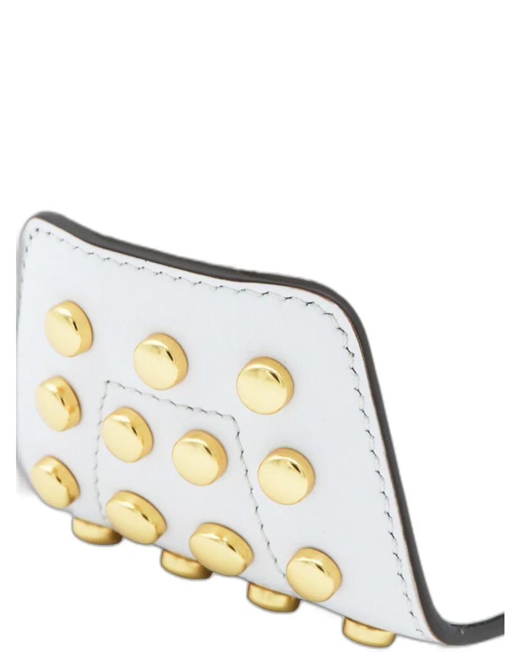 Tod's Gray Mini Metal Dots Leather Bag