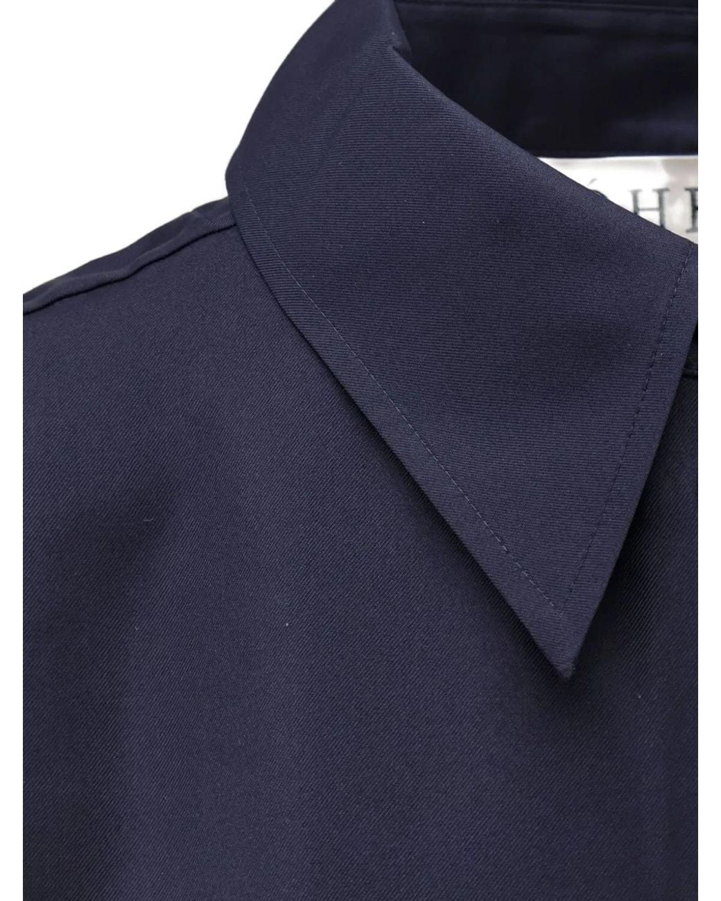 Rohe Blue Silk Shirt