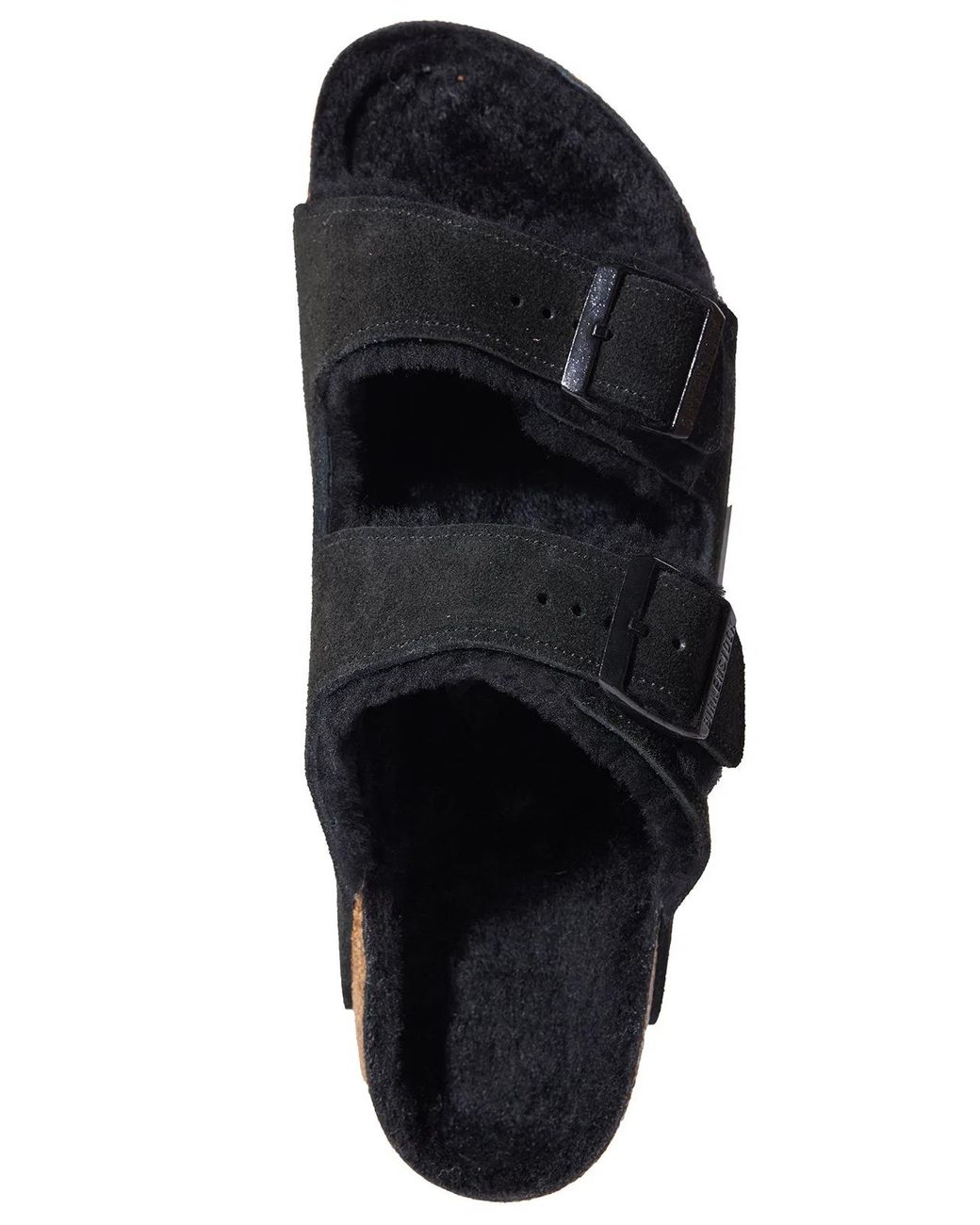 Birkenstock White Arizona Sandal With Fur for men