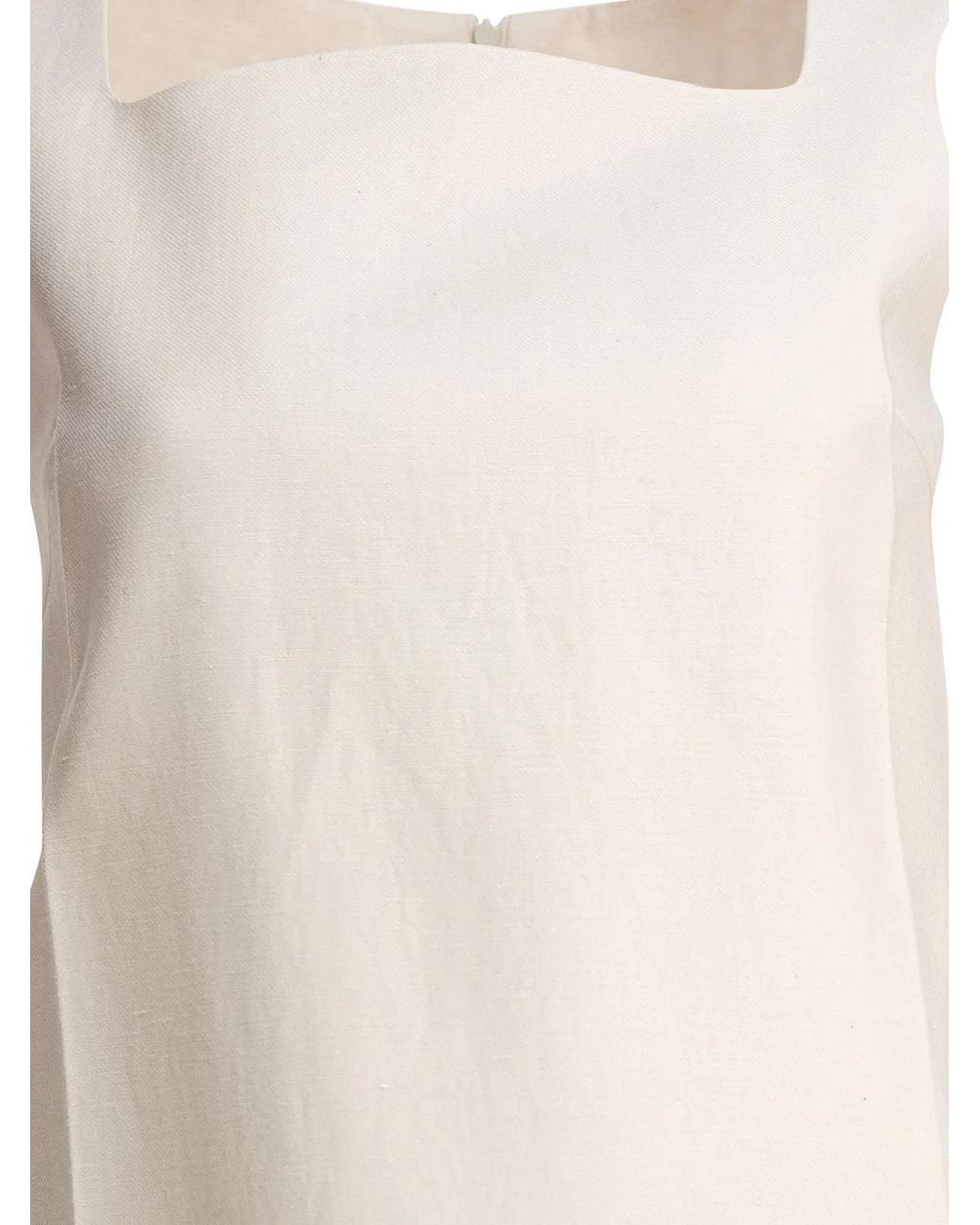 Sandbeige Natural Linen Dress
