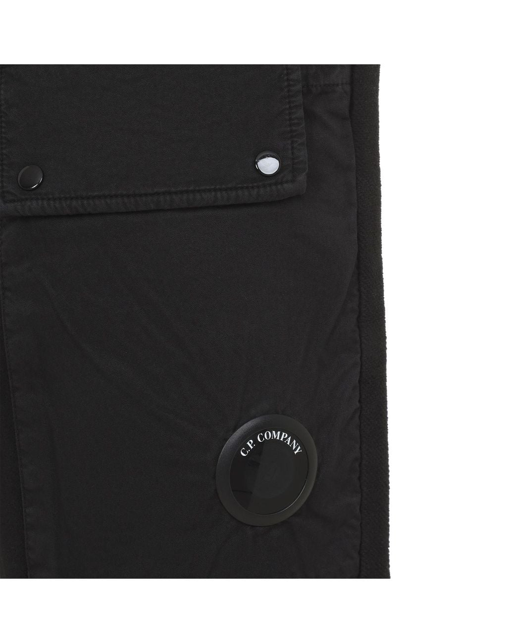 C P Company Black C.P.Company Cargo Sweatpants for men