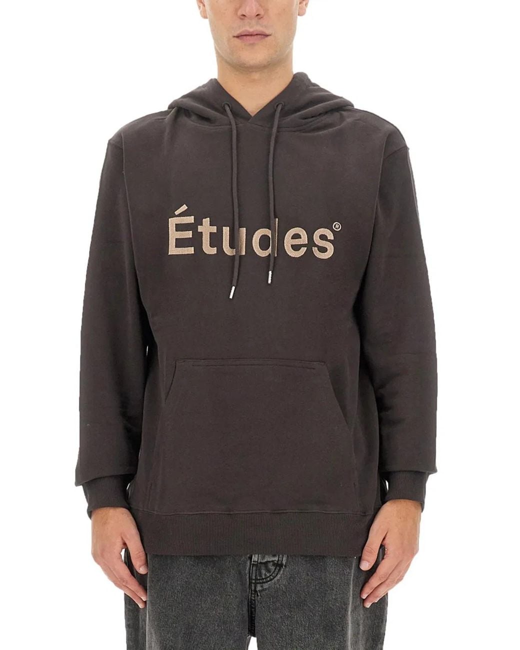 Etudes Studio Gray Sweatshirt With Logo for men