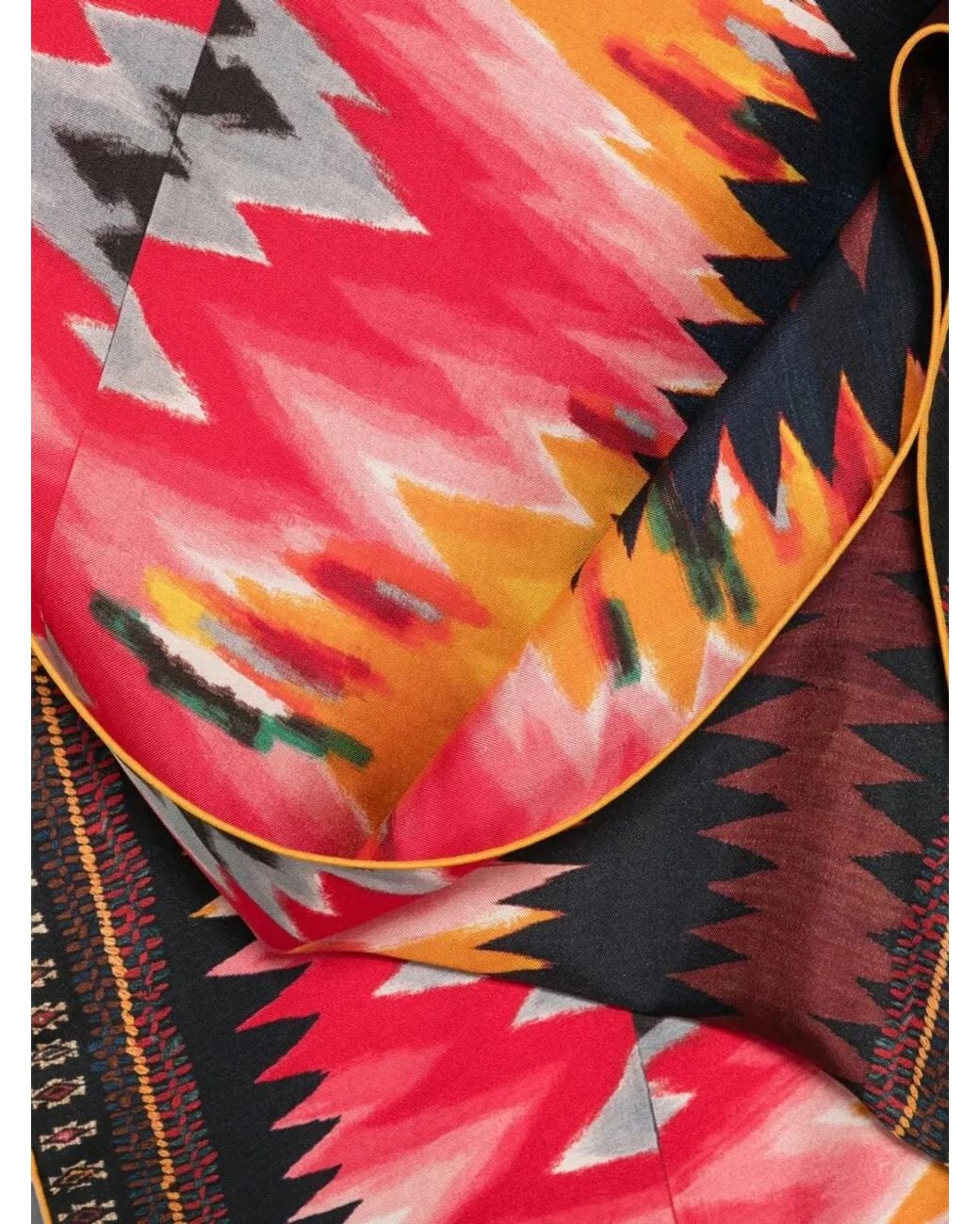 Pierre Louis Mascia Red "Aloeuw" Cm 65X120 Scarf