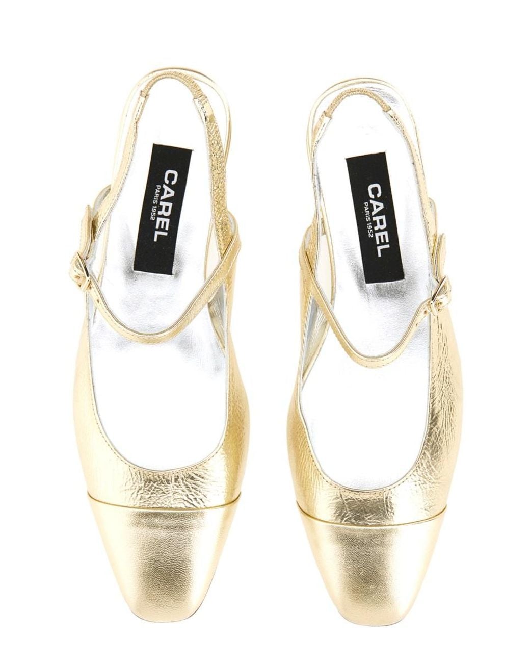 CAREL PARIS White Slingback "Ocean"