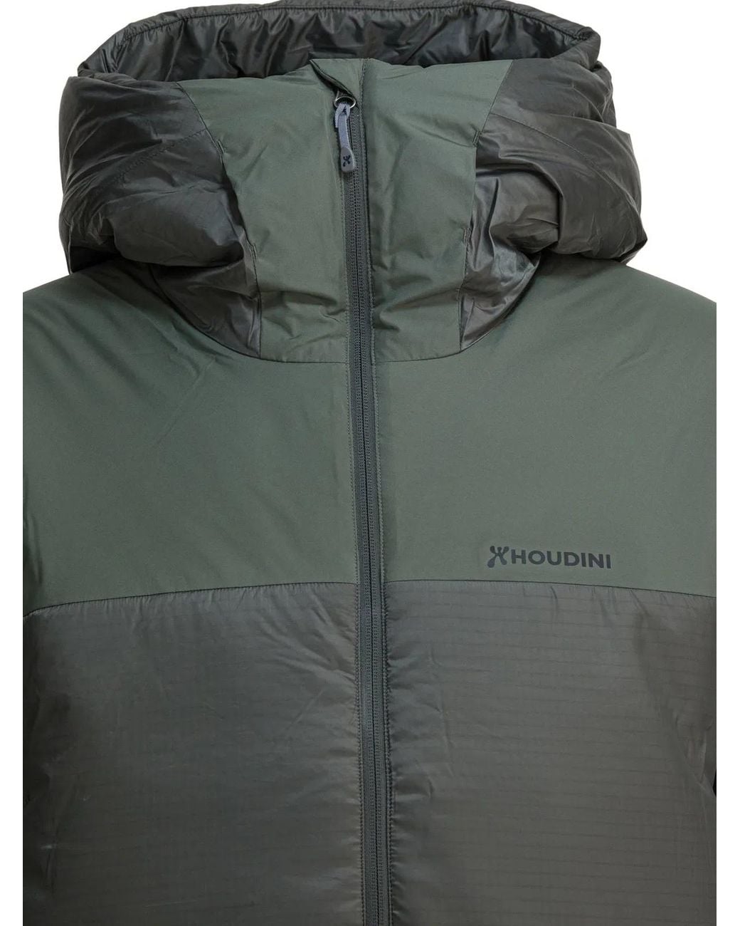 Houdini Sportswear Gray Recycled Polyester Jacket for men