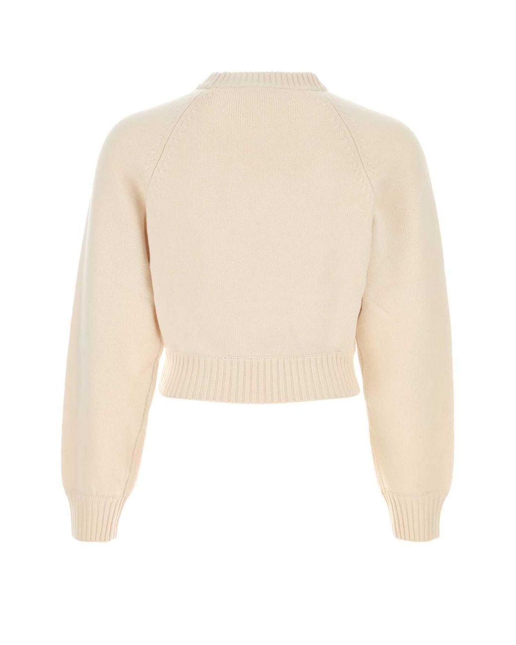 Sporty & Rich White Sporty & Rich Riding Club Knitted Boxy Sweater for men