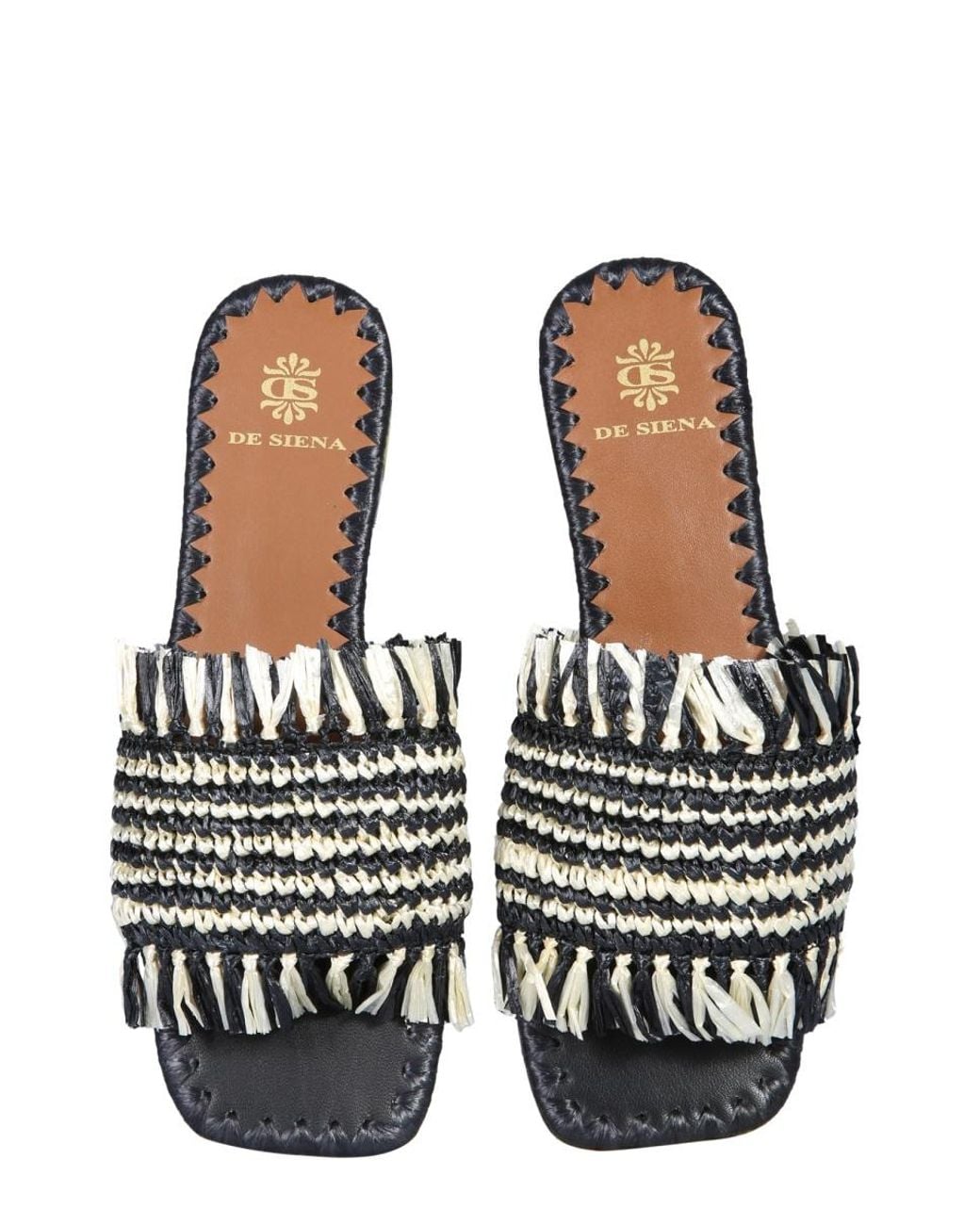 De Siena Shoes White "Tamires" Sandals