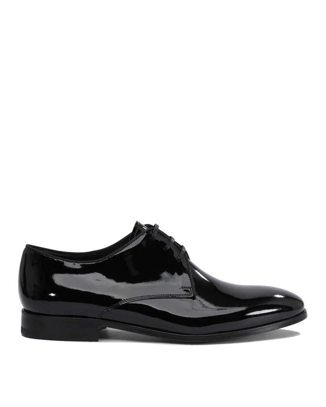 Fabi Black Patent Leather Oxford for men
