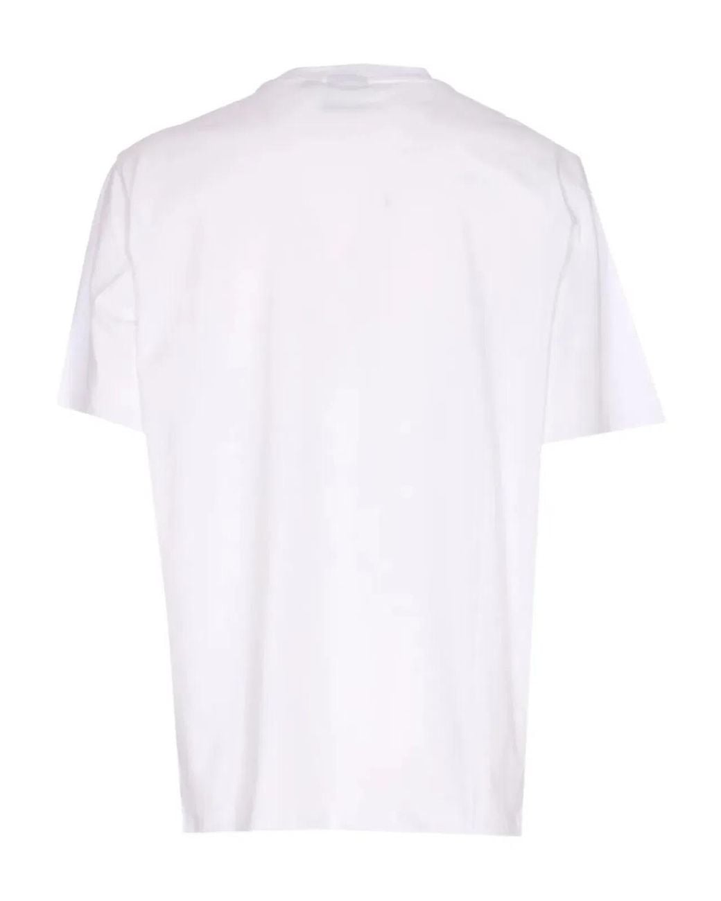 Daily Paper White "Dias" Stacked Ss T-Shirt for men