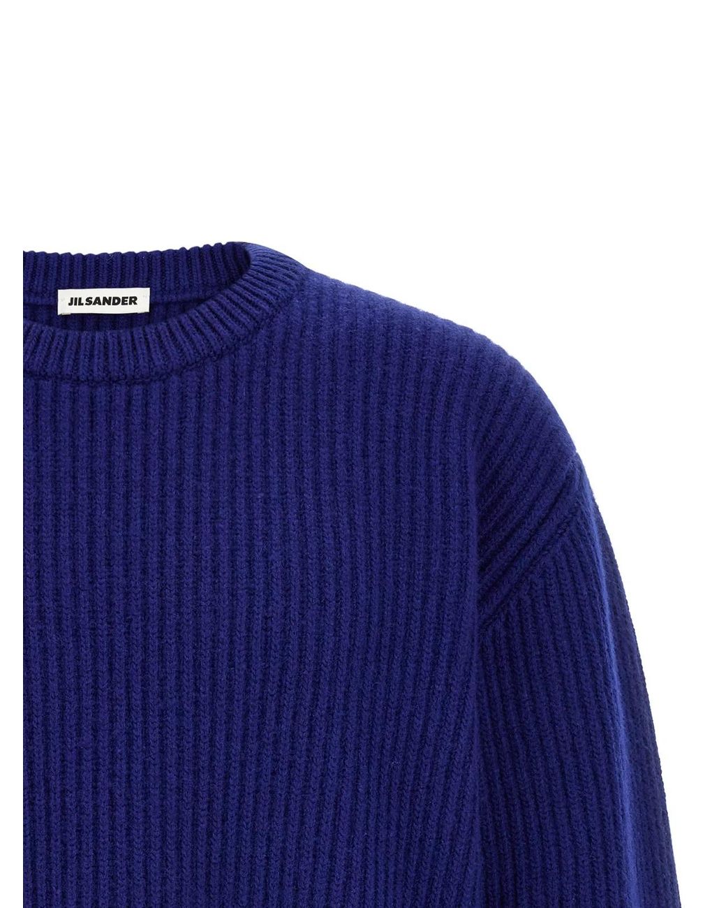 Jil Sander Blue Wool Cardigan Clothing for men